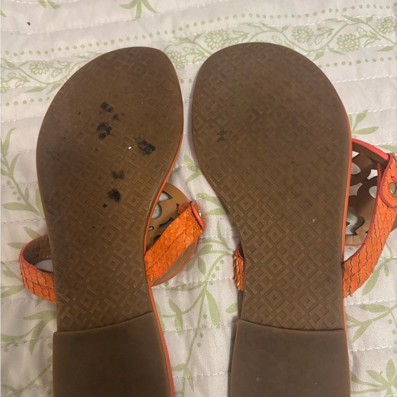 Tory Burch Vibrant Orange Sandals - Picture 6 of 6